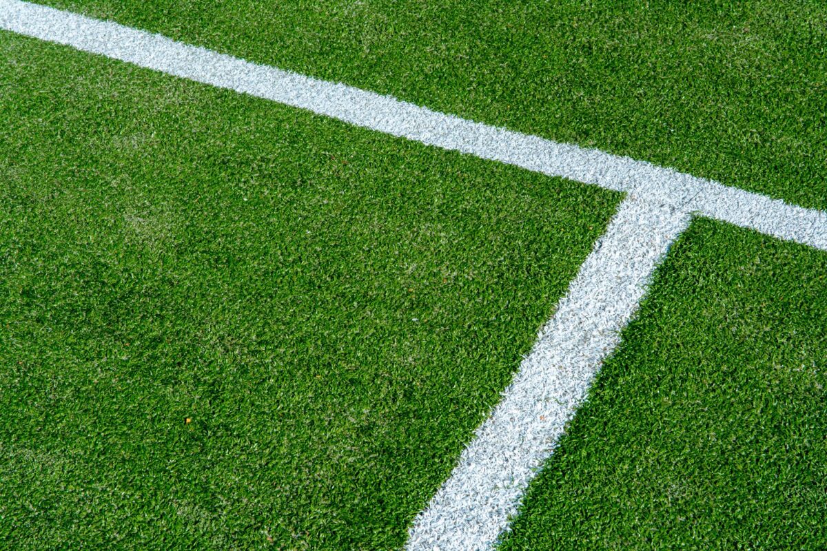 Court de tennis sur gazon avant Wimbledon